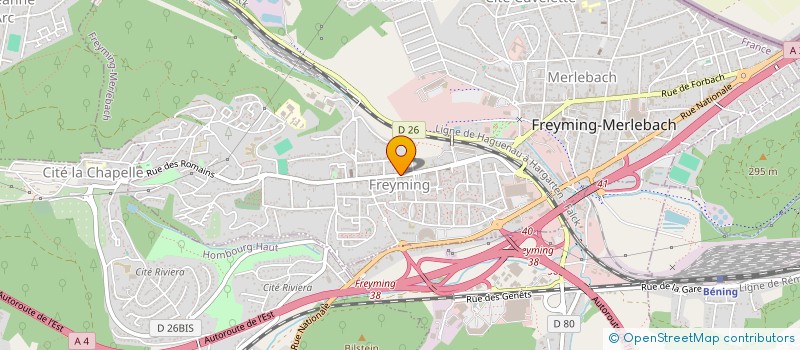 localisation de l'entreprise KUBIDO à FREYMING-MERLEBACH