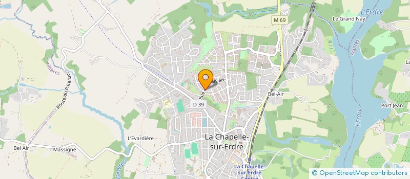 localisation de l'entreprise KUBISTA à LA CHAPELLE-SUR-ERDRE