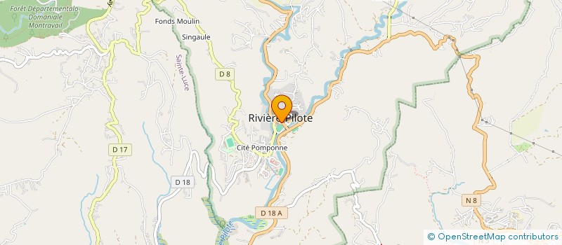 localisation de l'entreprise KUBIX PERMIS  RIVIERE-PILOTE