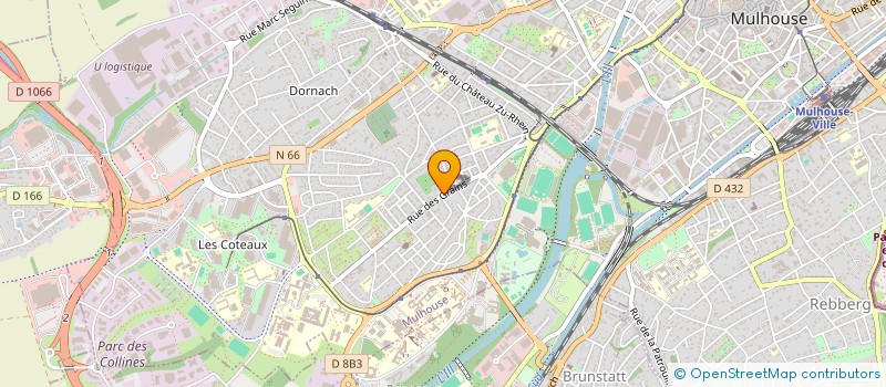 localisation de l'entreprise KUBLER KAPTIVE SPORT  MULHOUSE