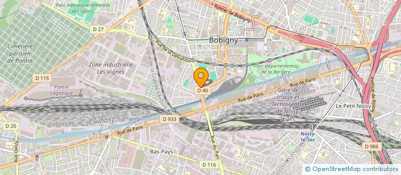 localisation de l'entreprise KUBUR  BOBIGNY