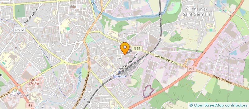 localisation de l'entreprise KUCAK à SOISSONS