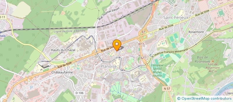 localisation de l'entreprise KUD BOSNA BESANCON  BESANCON