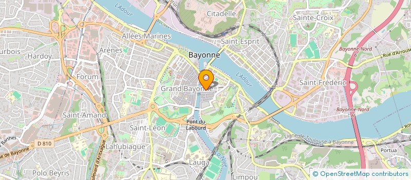 localisation de l'entreprise KUDELAB à BAYONNE