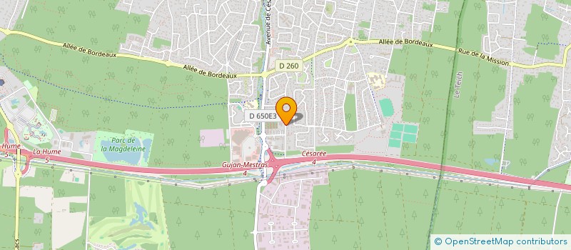 localisation de l'entreprise KUDETA  GUJAN-MESTRAS