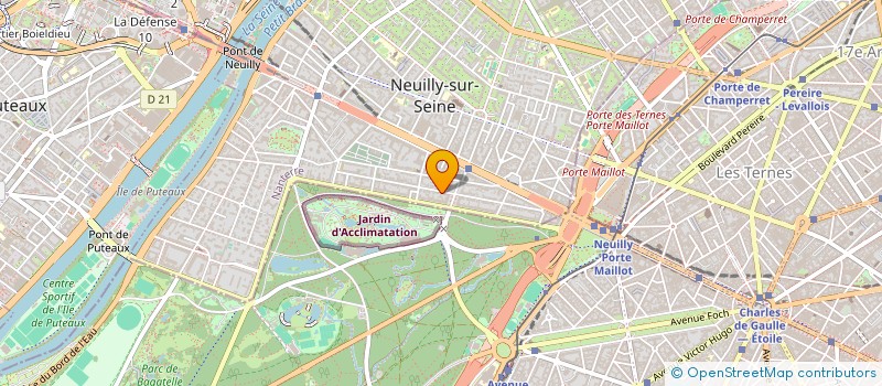 localisation de l'entreprise KUDETA à NEUILLY-SUR-SEINE