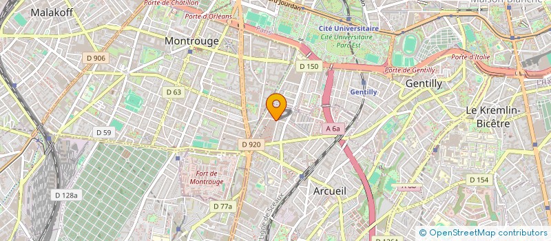 localisation de l'entreprise KUDNALLA à ARCUEIL