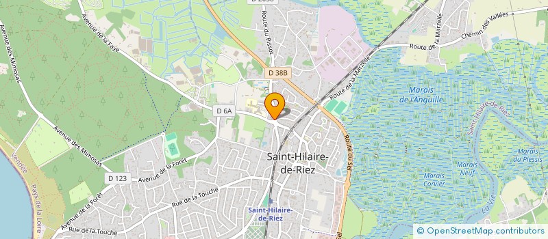localisation de l'entreprise KUELAP à SAINT-HILAIRE-DE-RIEZ