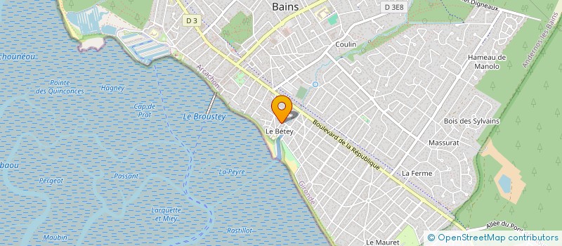 localisation de l'entreprise KUENTZ BERNARD à ANDERNOS-LES-BAINS