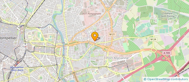 localisation de l'entreprise KUEV AUTO-MOTO à MONTPELLIER