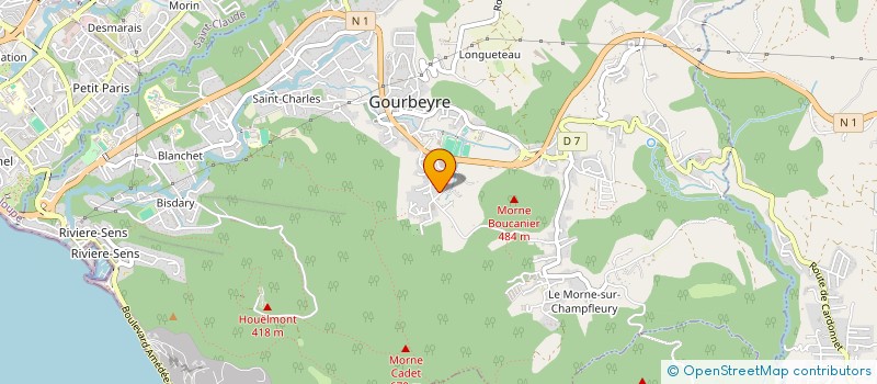 localisation de l'entreprise KUF ENVIRONNEMENT-TP à GOURBEYRE