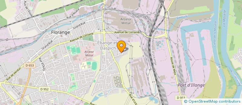 localisation de l'entreprise KUHMEL SA à FLORANGE