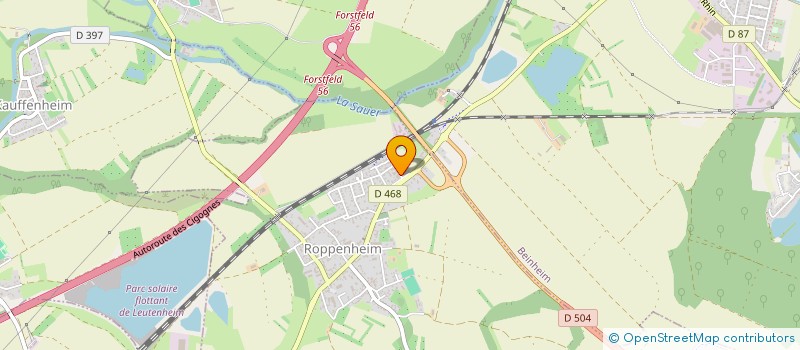 localisation de l'entreprise KUHN ET FILS  ROPPENHEIM