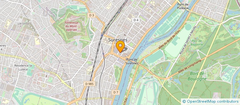 localisation de l'entreprise KUISINE & BAIN à SURESNES