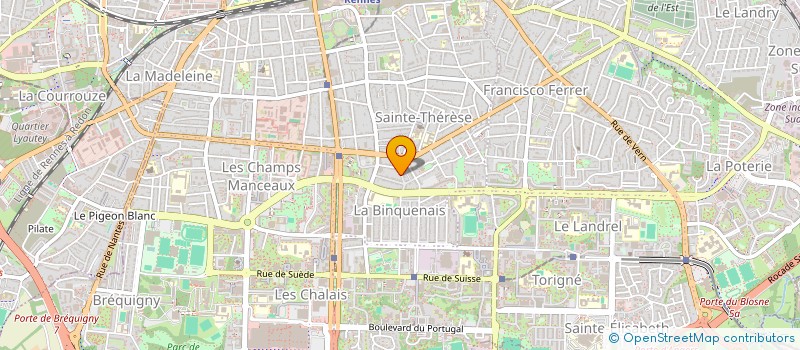 localisation de l'entreprise KUJE à RENNES