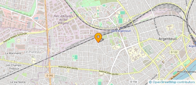 localisation de l'entreprise KUKLECI VENTILATION à ARGENTEUIL