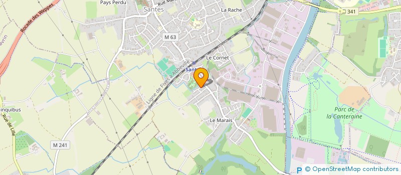 localisation de l'entreprise KUKLIN  SANTES