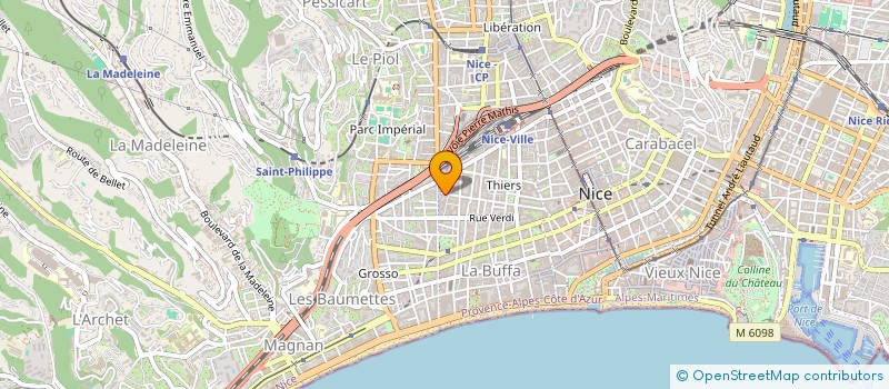 localisation de l'entreprise KULCAN OFFSHORE SAS à NICE