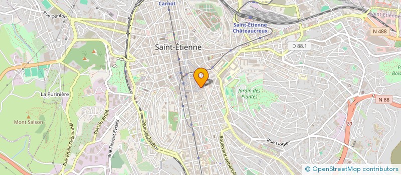 localisation de l'entreprise KULINARY 55  SAINT-ETIENNE