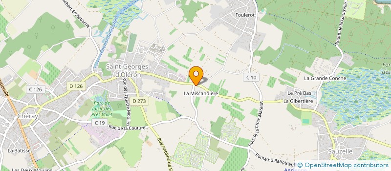 localisation de l'entreprise KULISZ - LANGUMIER INDIVISION  SAINT-GEORGES-D OLERON