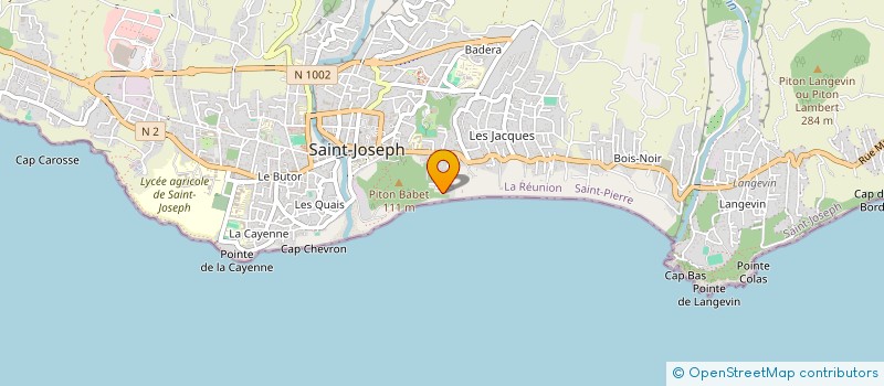 localisation de l'entreprise KULTCHA OCEAN INDIEN à SAINT-JOSEPH