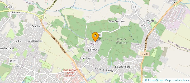 localisation de l'entreprise KULTE MACHINE  SAINT-SULPICE-DE-ROYAN