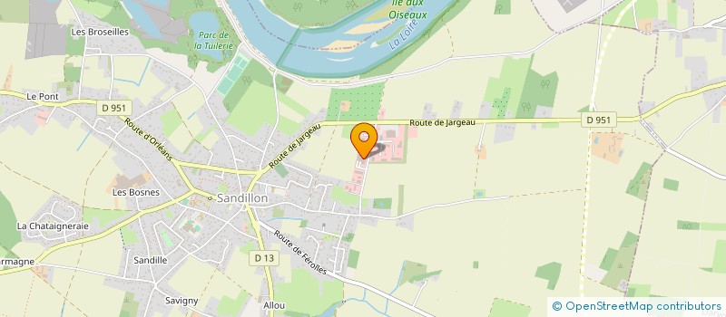 localisation de l'entreprise KULTIVE à SANDILLON