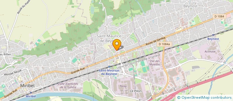 localisation de l'entreprise KULTUR'FUZZ PRODUCTION  SAINT-MAURICE-DE-BEYNOST