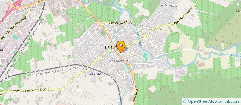 localisation de l'entreprise KULTURBAIN PLUS  LA CRAU