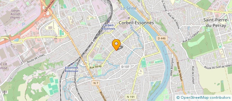 localisation de l'entreprise KULTURE KLUB  CORBEIL-ESSONNES