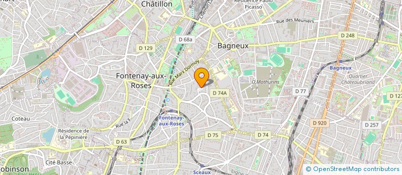 localisation de l'entreprise KULTURE & MOOD à FONTENAY-AUX-ROSES