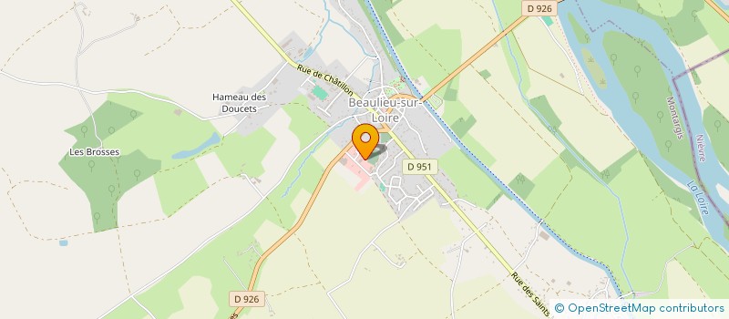 localisation de l'entreprise KULTURELLA à BEAULIEU SUR LOIRE