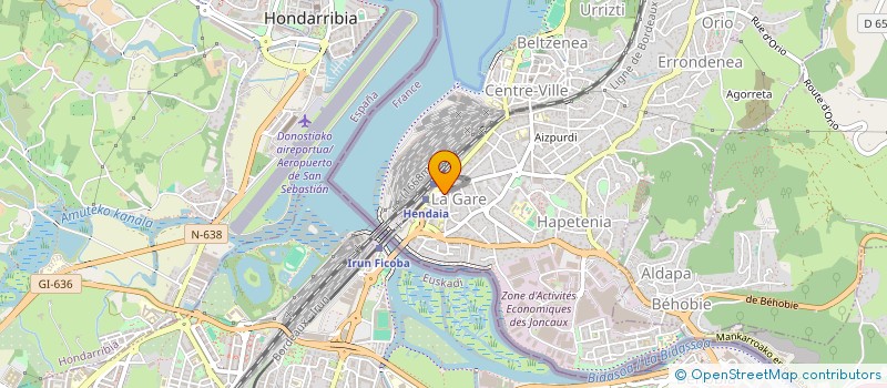localisation de l'entreprise KULTUROVA à HENDAYE