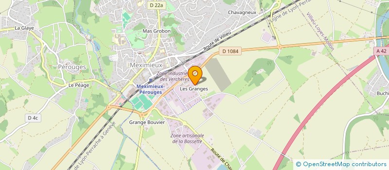 localisation de l'entreprise KUMA à MEXIMIEUX