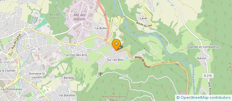 localisation de l'entreprise KUMA ADAME AVENIR à ANNECY