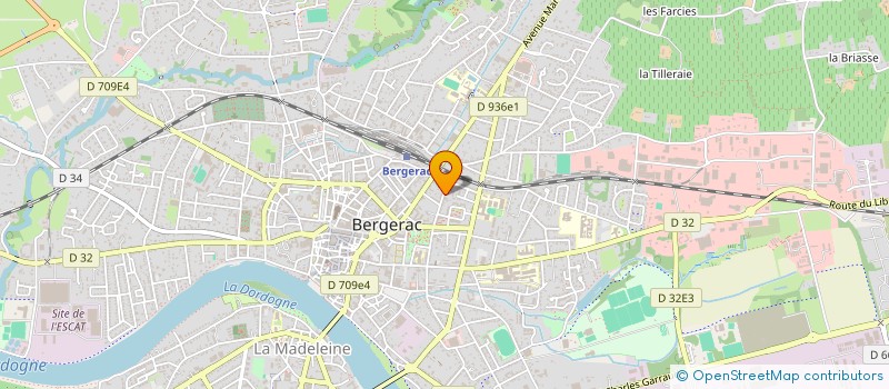localisation de l'entreprise KUMA KUMA à BERGERAC