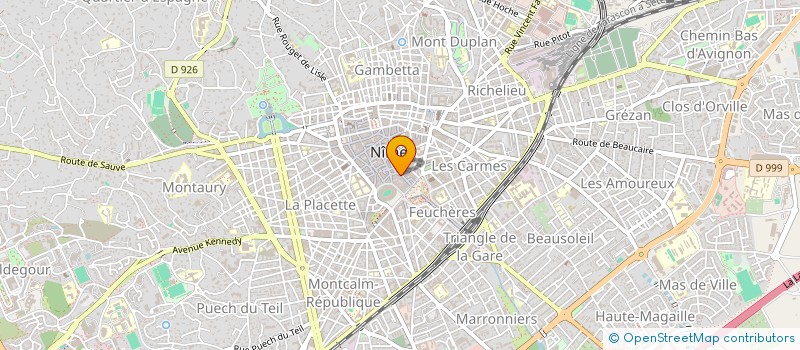 localisation de l'entreprise KUMAR à NIMES