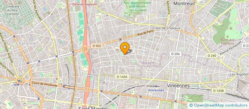 localisation de l'entreprise KUMAR ALIMENTATION à MONTREUIL