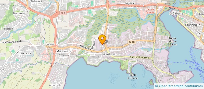 localisation de l'entreprise KUMARILA  BAIE-MAHAULT