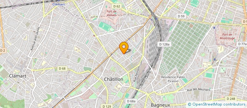 localisation de l'entreprise KUMI  CHATILLON