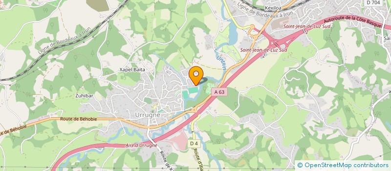 localisation de l'entreprise KUMI CREATION  URRUGNE