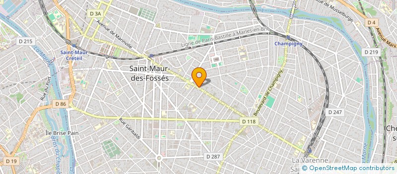 localisation de l'entreprise KUMQUAT à ST MAUR DES FOSSES