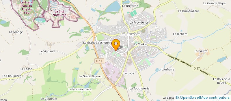 localisation de l'entreprise KUMQUAT  LES EPESSES