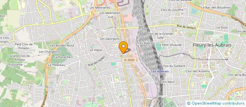 localisation de l'entreprise KUMRAL  FLEURY-LES-AUBRAIS