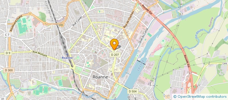 localisation de l'entreprise KUMULTOO à ROANNE