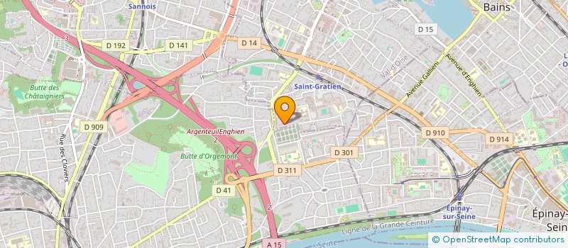 localisation de l'entreprise KUNDAL TRANSPORT  SAINT-GRATIEN