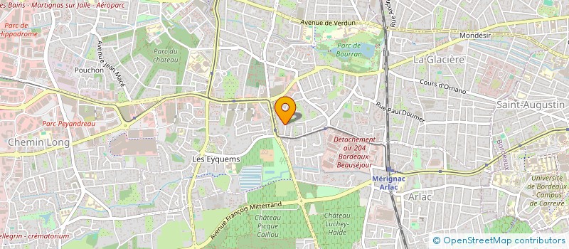 localisation de l'entreprise KUNDALINI-LOTUS PRATIQUE DU YOGA  MERIGNAC