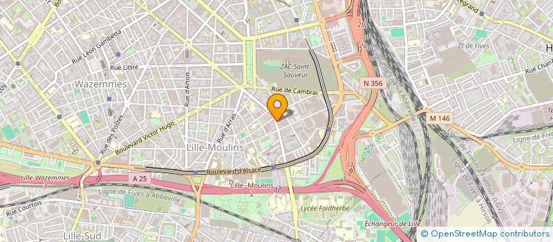 localisation de l'entreprise KUNDALINI ORANGE à LILLE