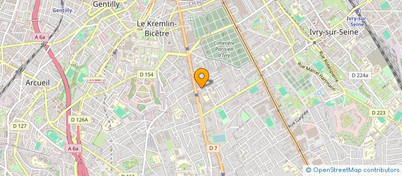 localisation de l'entreprise KUNDESSIA  VILLEJUIF