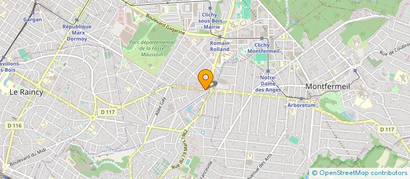 localisation de l'entreprise KUNG à GAGNY